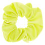 Chouchou en imitation velours - Jaune fluo,