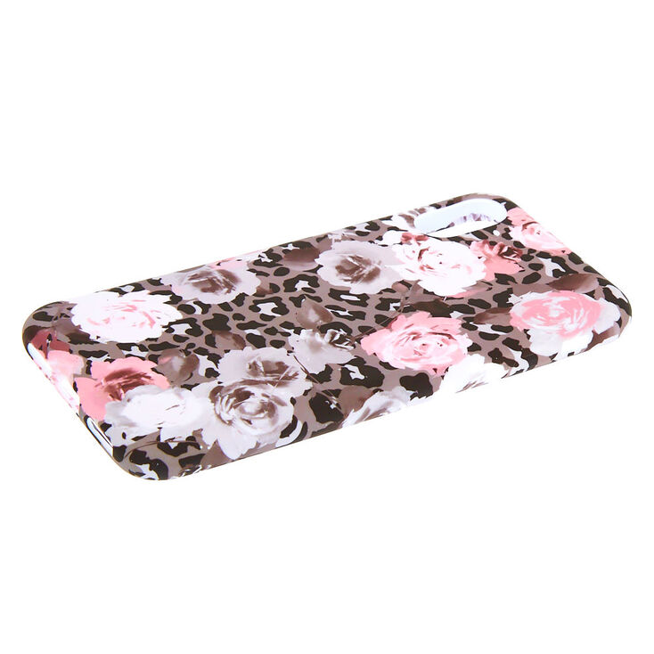 Leopard Rose Phone Case - Fits iPhone X/XS,