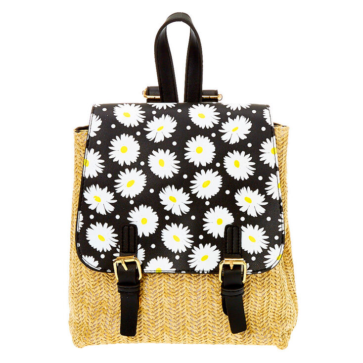 Daisy Straw Small Backpack Claire S