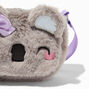 Claire&#39;s Club Furry Koala Crossbody Bag,
