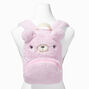 Claire&#39;s Club Furry Pink Bear Backpack,