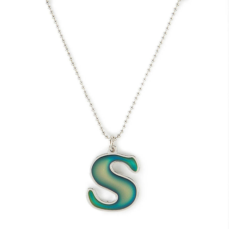 Mood Initial Pendant Necklace - S,
