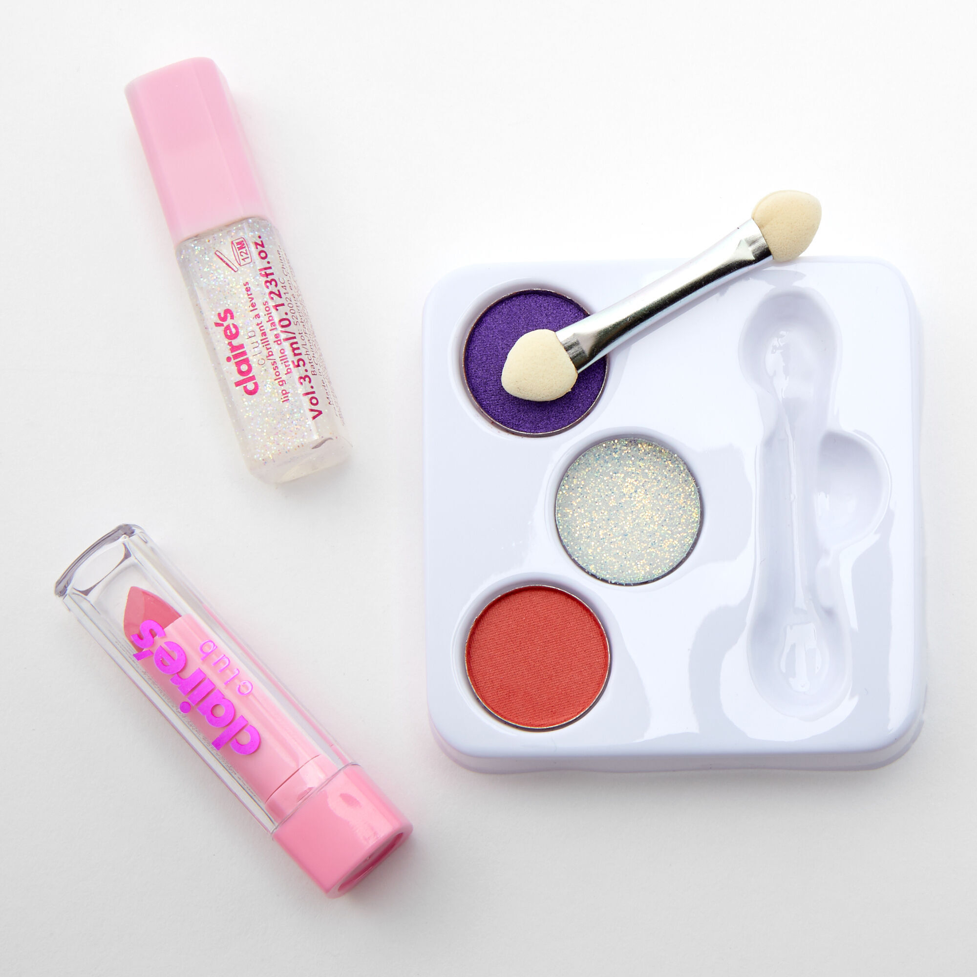 Claire's Club Kitty Love Makeup Tin - Pink,