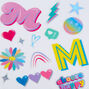 DIY &#39;M&#39; Initial Stickers,