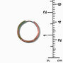 Anodized 25MM Huggie Hoop Earrings,