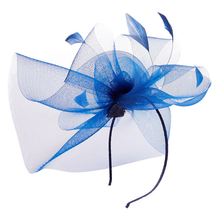 Claire's Bibi à plume bleu marine