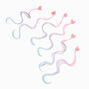 Claire&#39;s Club Faux Hair Mini Hair Claws - 6 Pack,