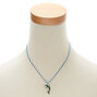 Blue Dolphin Mood Pendant Necklace,