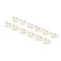 Sterling Silver Replacement Earring Backs - 12 Pack,