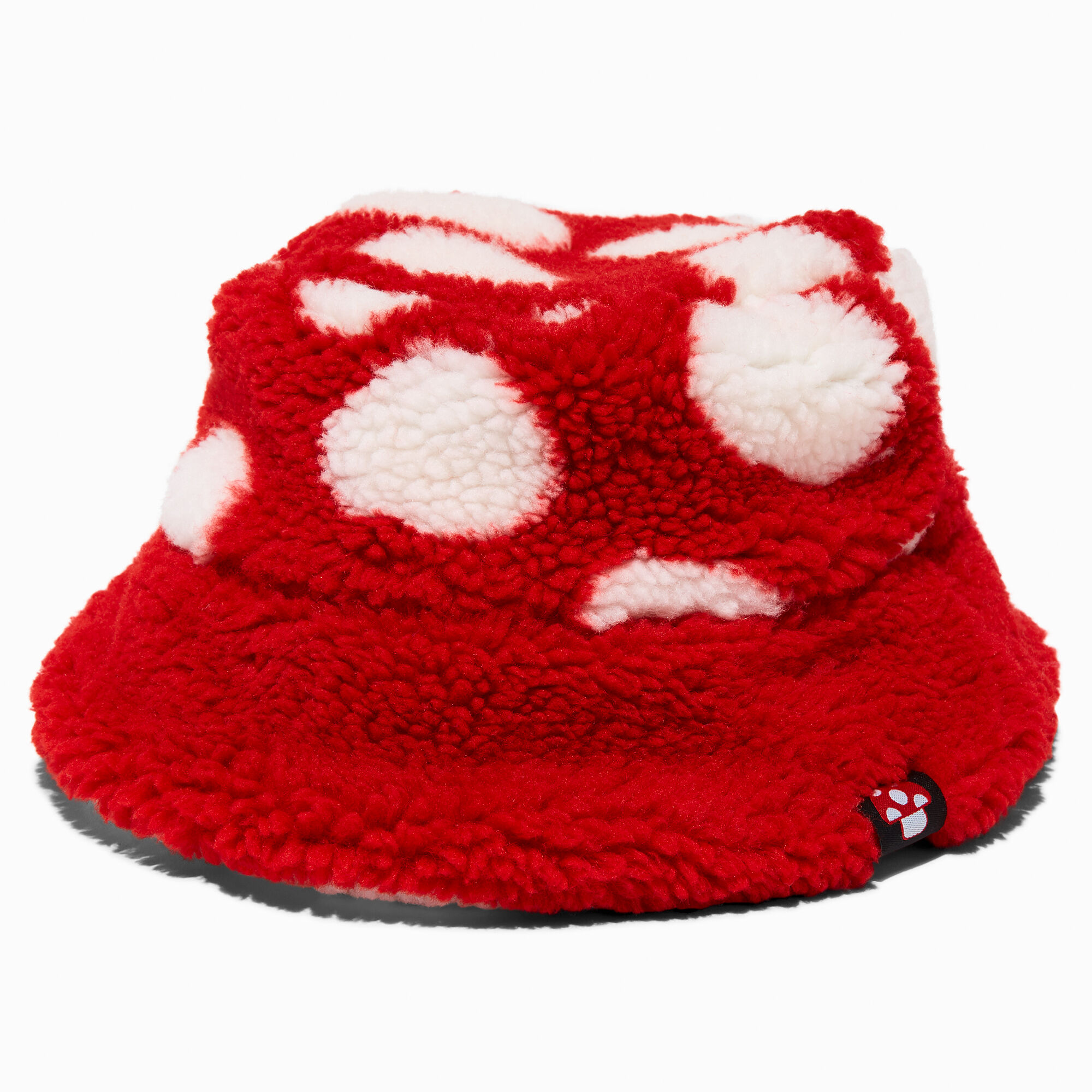 View Claires Mushroom Furry Bucket Hat information