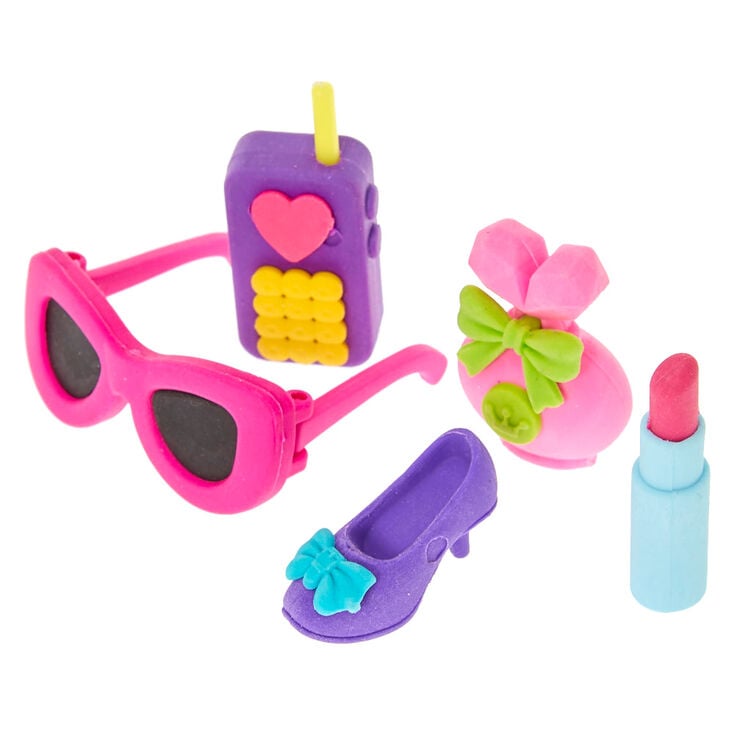 Girly Erasers - 5 Pack,