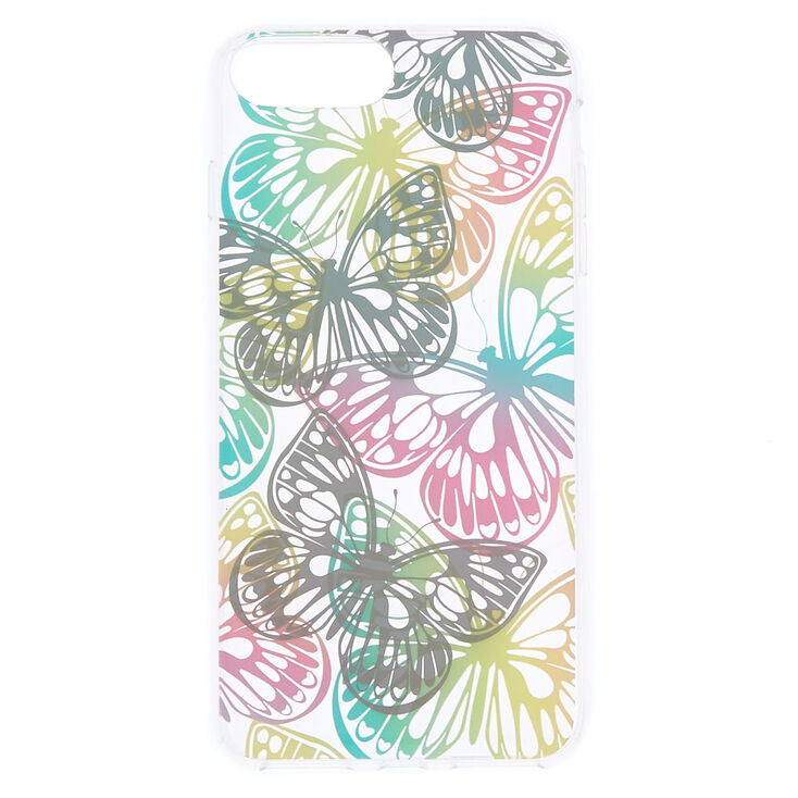 Pastel Holographic Butterfly Phone Case - Fits iPhone 6/7/8 Plus,