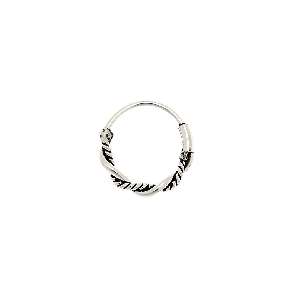 Braided nose hoop deals