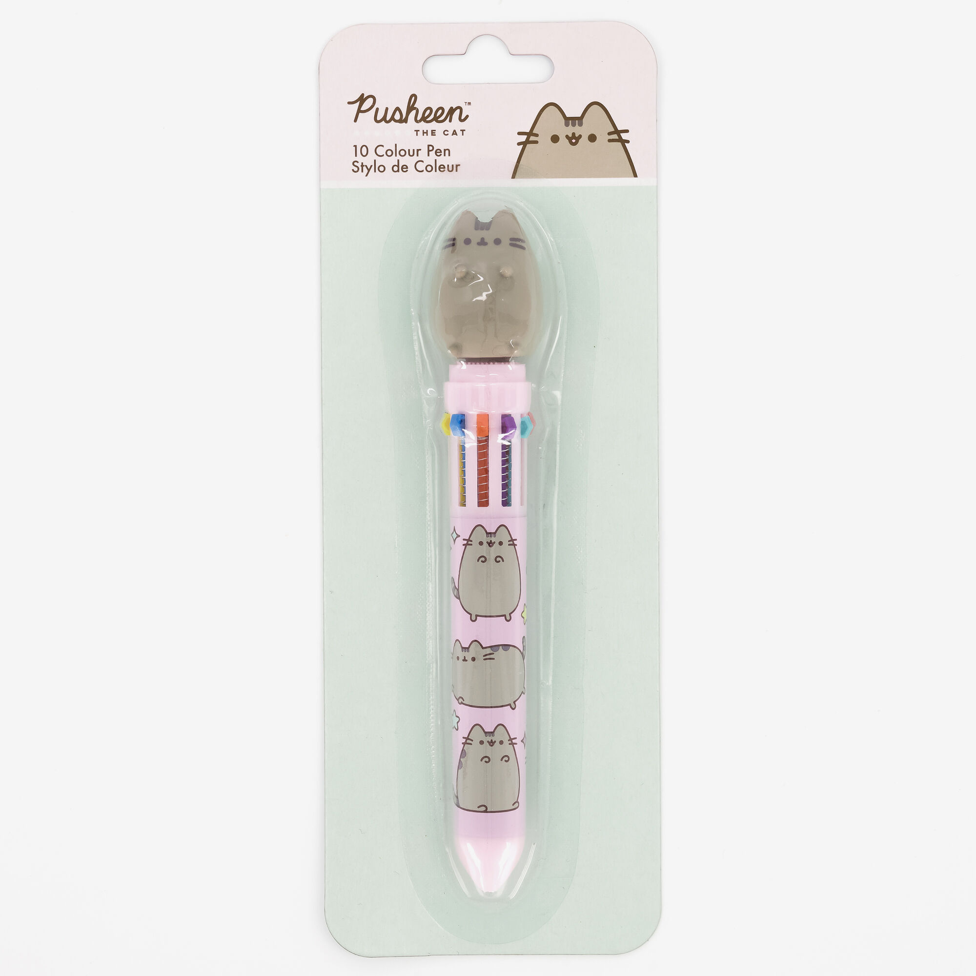 View Claires Pusheen 10 Colour Pen Pink information