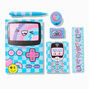 Gamer Girl Checkered Stationery Set,