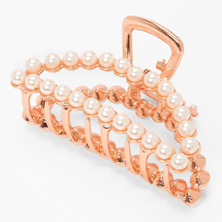 PEARL HAIR CLAW OVAL PEARL HAIR CLAW OVAL