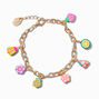 Fruit Gold-tone Charm Bracelet,