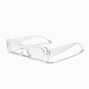 Solar Blue Light Reducing Rectangular Clear Lens Frames - Clear,