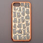 Rose Gold Fox Phone Case - Fits iPhone 6/7/8/SE,