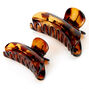 Solid Tortoiseshell Hair Claws - Brown, 2 Pack,
