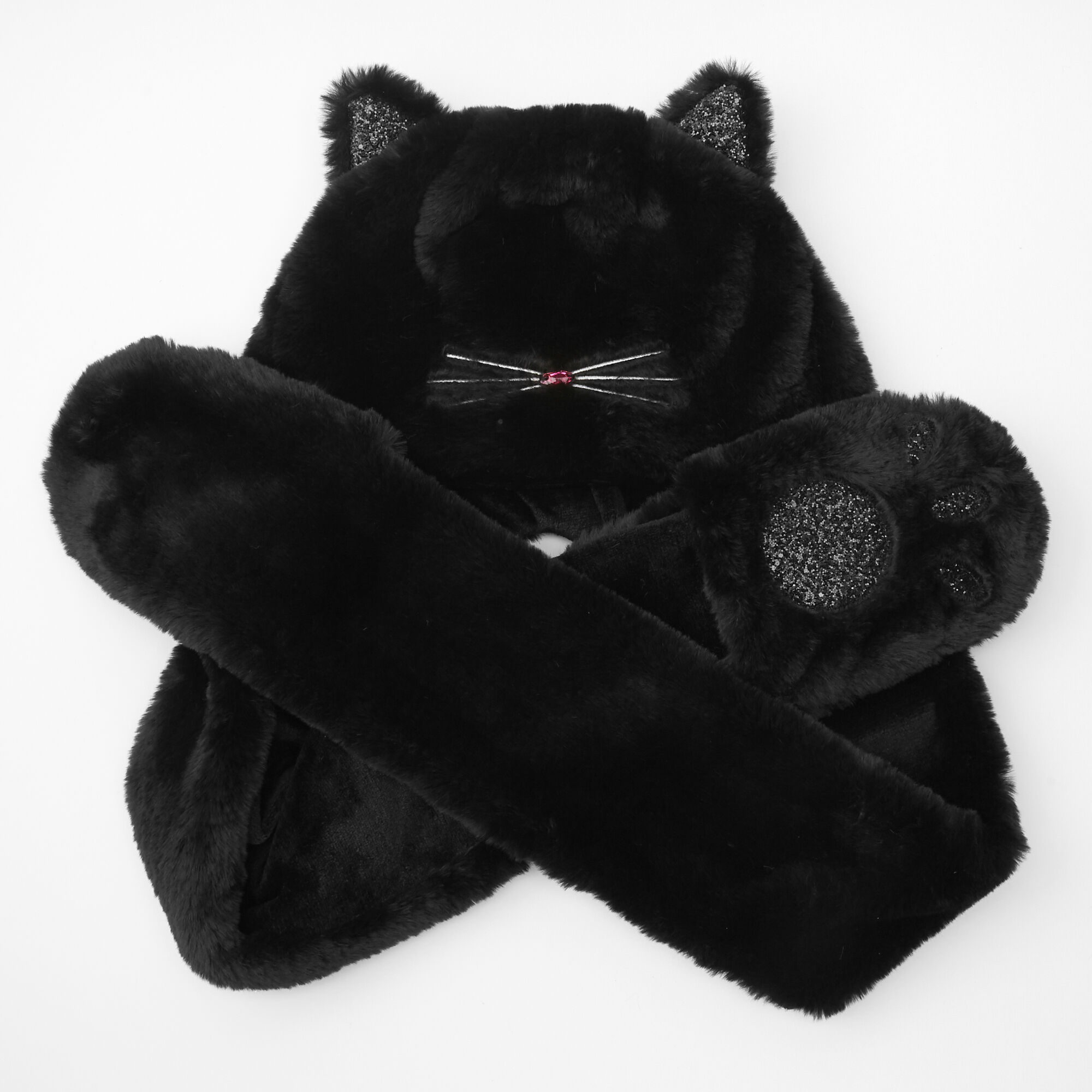 cat fur scarf