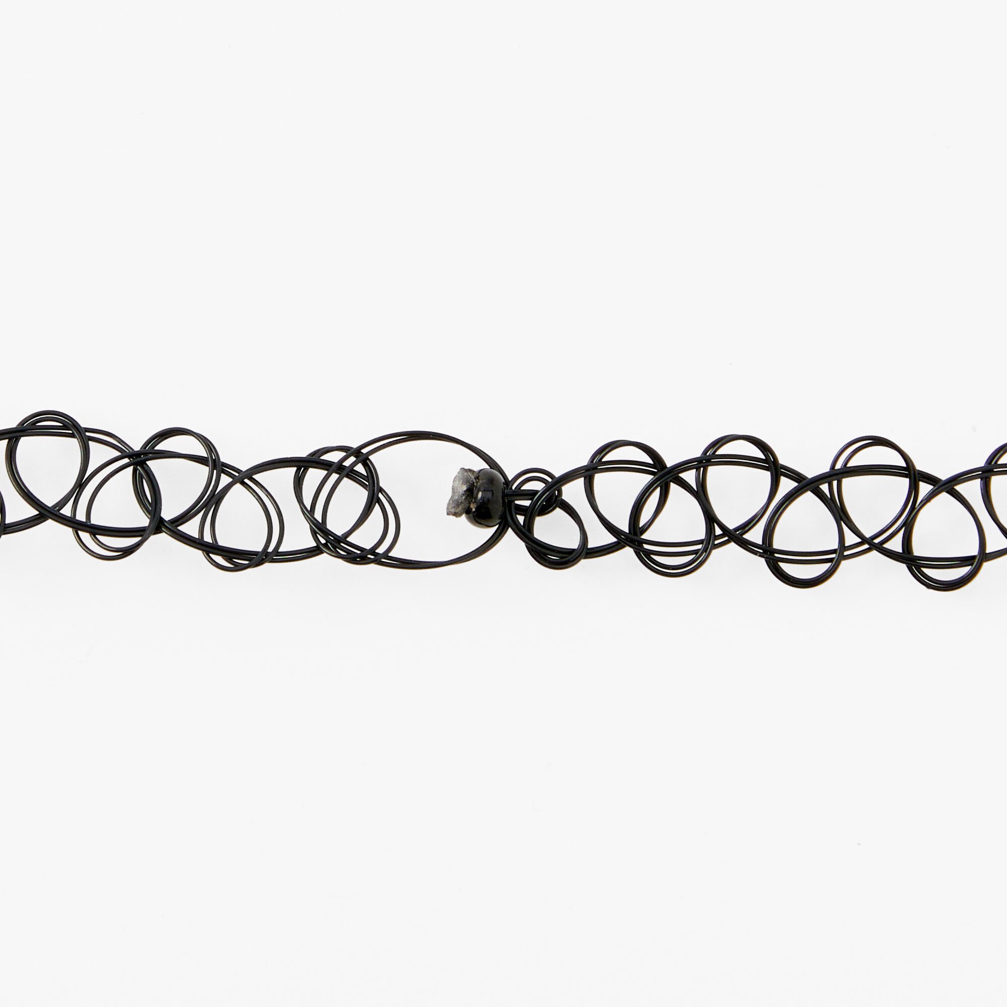 Black Cat Mood Tattoo Choker Necklace