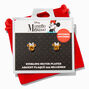 Disney Minnie Mouse Birthstone Sterling Silver Stud Earrings - November,
