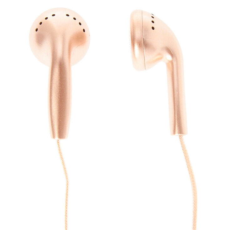 Rose Gold Earbuds Claire S Us