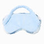 Blue Multicolored Furry Sleeping Mask,