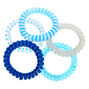 Bracelets torsad&eacute;s Claire&#39;s&nbsp;Club - Bleu, lot de 5,