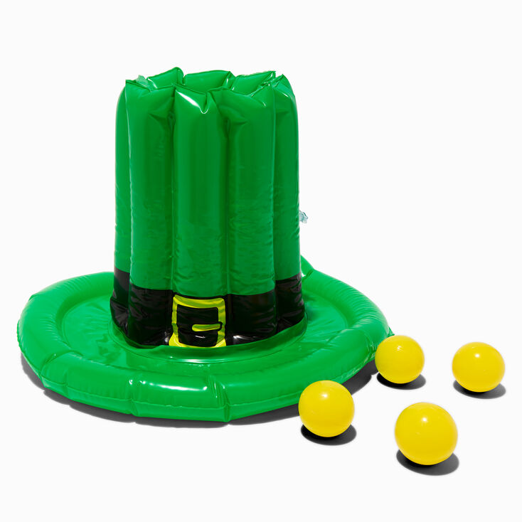 Claire&#39;s Exclusive St. Patrick&#39;s Day Inflatable Hat Catch Game,