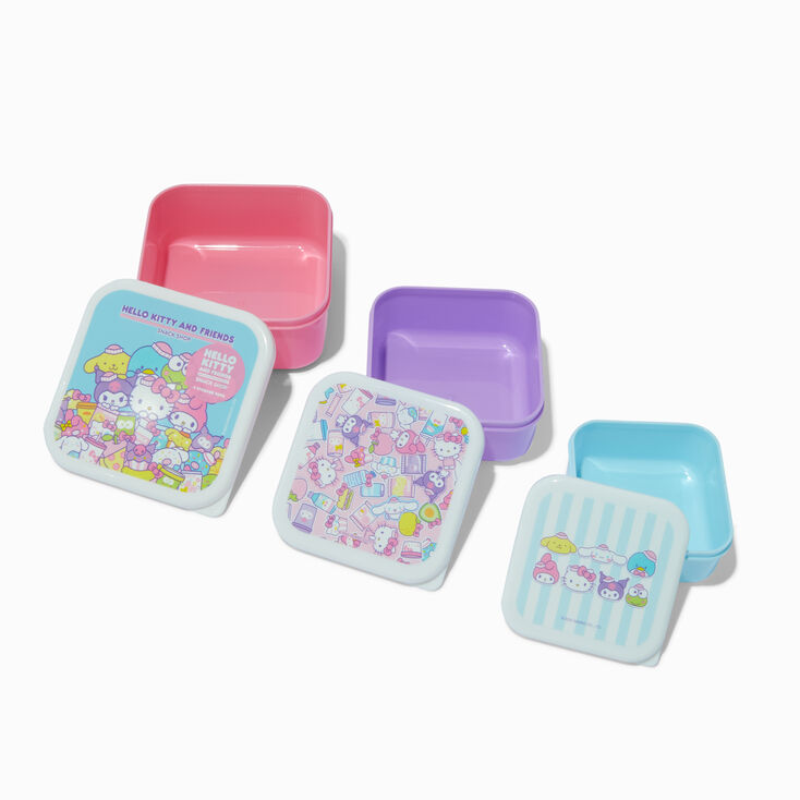 Hello Kitty&reg; And Friends Snack Shop Nesting Lunch Box Set - 3 Pack,