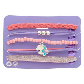 Go to Product: Miss Glitter the Unicorn Stretch Bracelets - 5 Pack from Claires