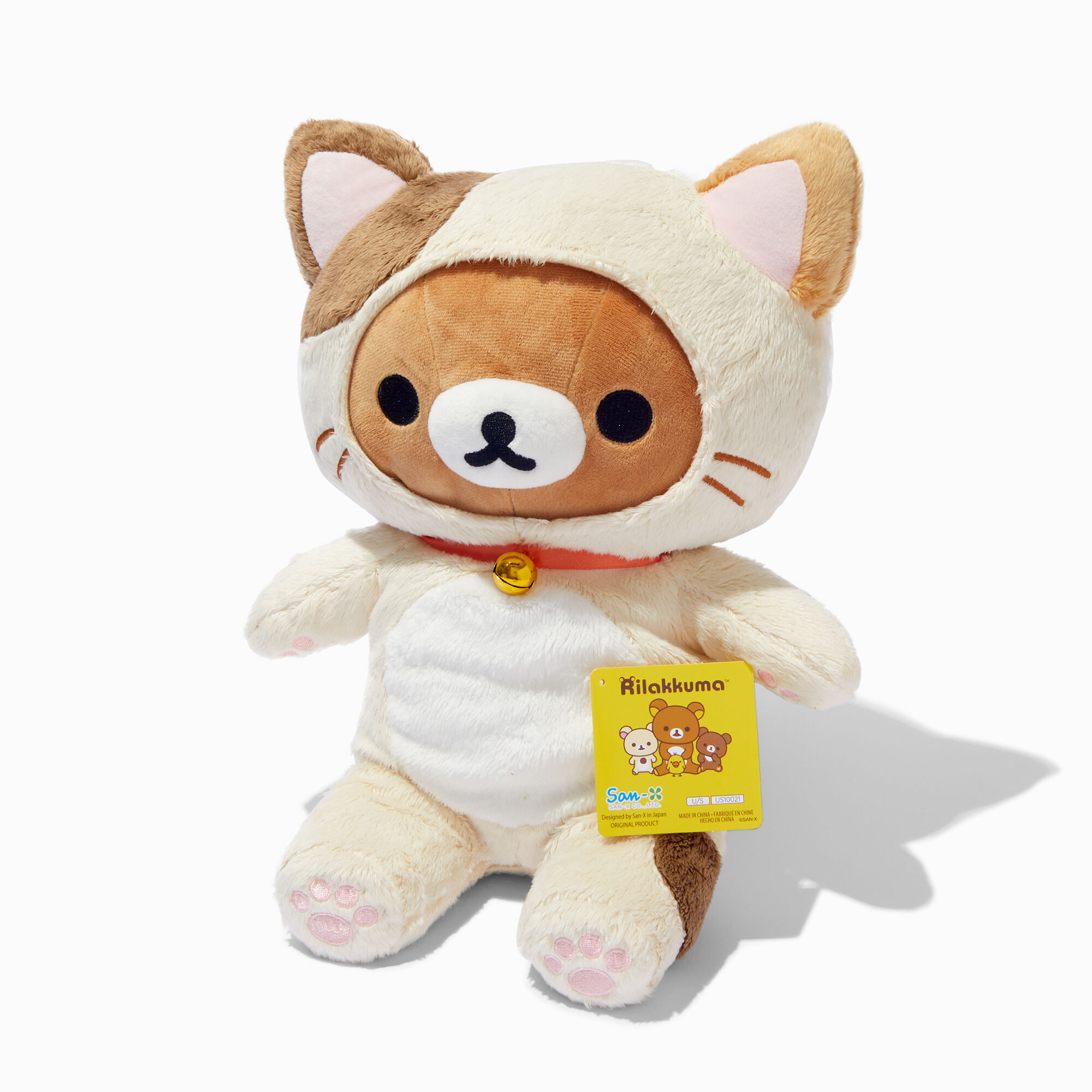 View Claires Rilakkuma Cat Soft Toy Tan information