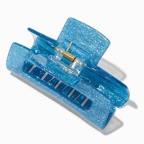 Blue Glitter Medium Hair Claw,