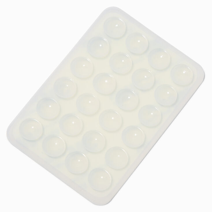 Clear Rectangle Silicone Suction Phone Case Adhesive Mount,