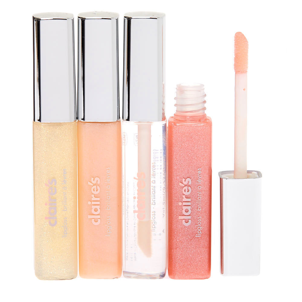 Mini Neutrals Lip Gloss Set - 4 Pack,