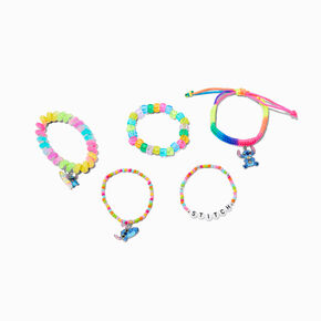 Disney Stitch Claire&#39;s Exclusive Summer Bracelet Set - 5 Pack,