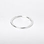 20G Sterling Silver Hammered Nose Ring,