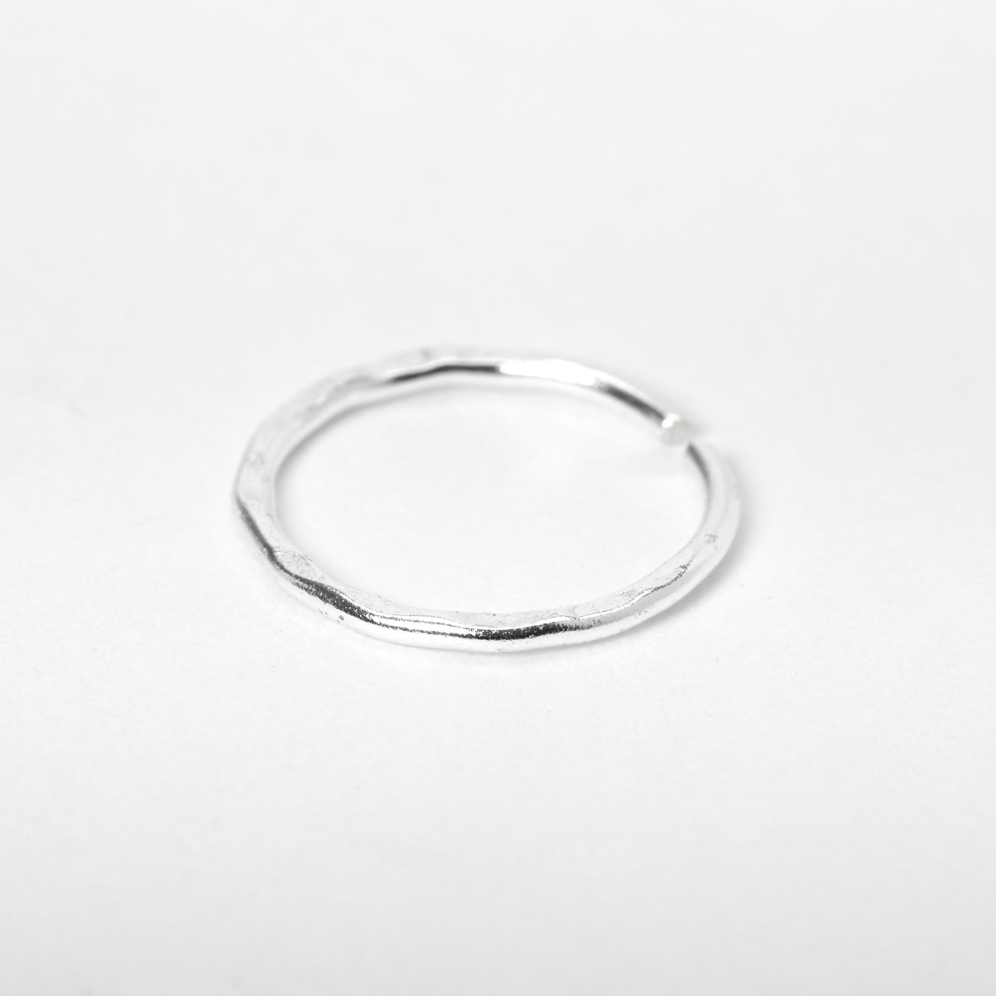 View Claires 20G Hammered Nose Ring Silver information