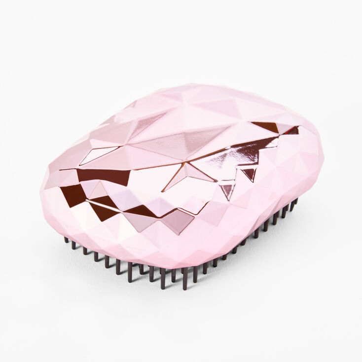 Gem Hair Brush - Light Pink,