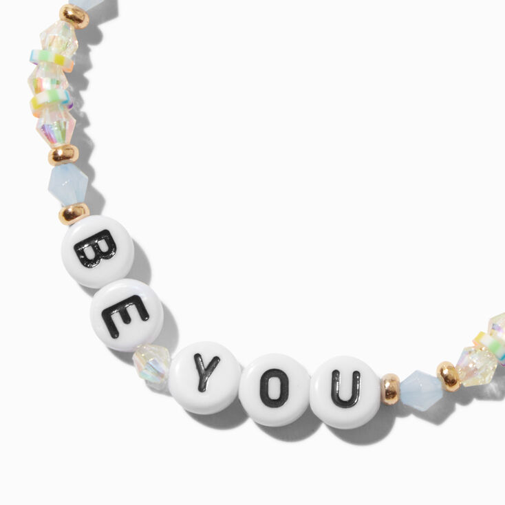 &#39;&#39;Be You&#39;&#39; Beaded Stretch Bracelet,