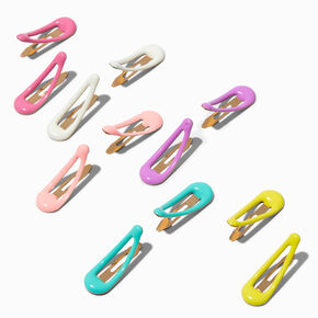 Barrettes clic clac pastel Claire&#39;s&nbsp;Club - Lot de 12,