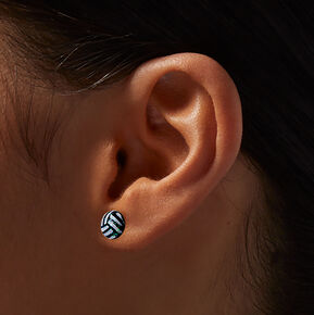 Volleyball Player Stud Earrings - 3 Pack,