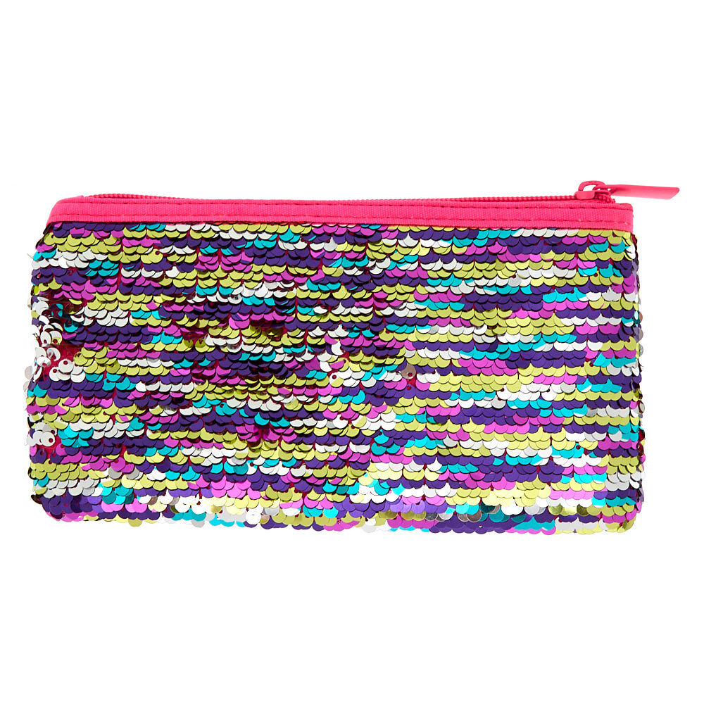 Trousse arc-en-ciel avec sequins réversibles « Yay »,