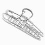 Silver Safety Pin Metal Hair Claw,
