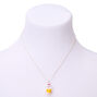 Silver Cupcake Pendant Necklace,