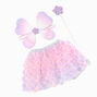 Claire&#39;s Club Purple Floral Ombre Dress Up Set - 3 Pack,