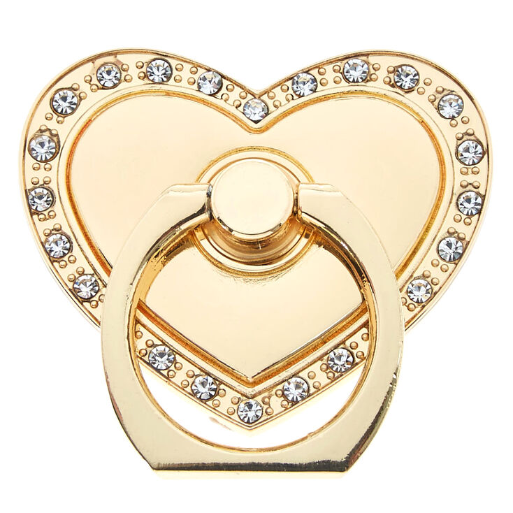 Gold Heart Ring Stand,