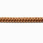 Gold-tone Chunky Woven Chain Bracelet,